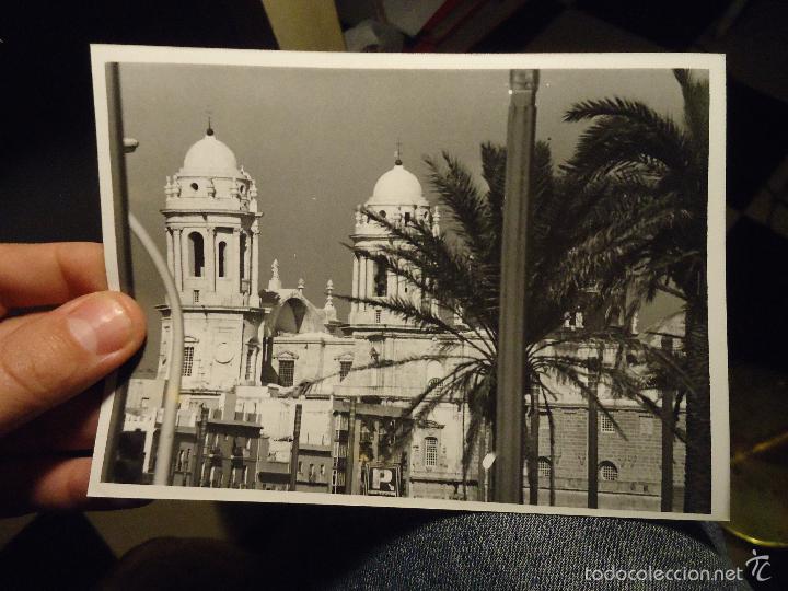 Fotografia antiga: ANTIGUA FOTOGRAFIA DE LA CIUDAD DE CADIZ - CATEDRAL
