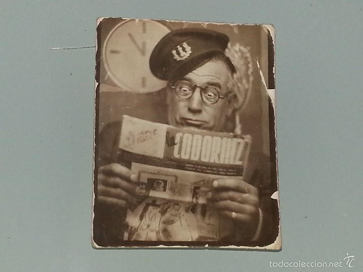 Fotograf&iacute;a antigua: ANTIGUA FOTOGRAFIA - CONSERJE MILITAR INGENIEROS REVISTA LA CODORNIZ - ORIGINAL FOTO A&Ntilde;OS 50