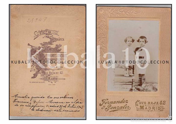 Fotograf&iacute;a antigua: FOTOGRAFIA ARTISTICA 15X10 CMS &middot;&middot; A&Ntilde;OS 1920 - 1930 &middot;&middot; NI&Ntilde;AS DE PIE&middot;&middot;