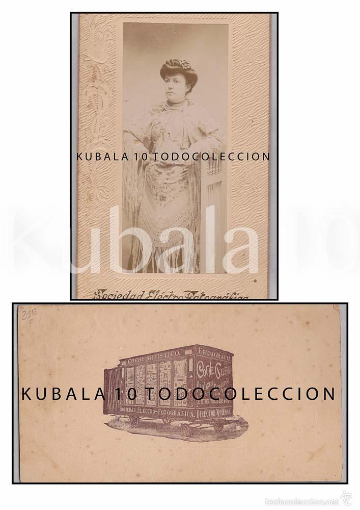 Fotograf&iacute;a antigua: FOTOGRAFIA ARTISTICA 15X8,5 CMS &middot;&middot; A&Ntilde;OS 1920 - 1930 &middot;&middot; SE&Ntilde;ORA POSANDO &middot;&middot; CUERPO ENTERO