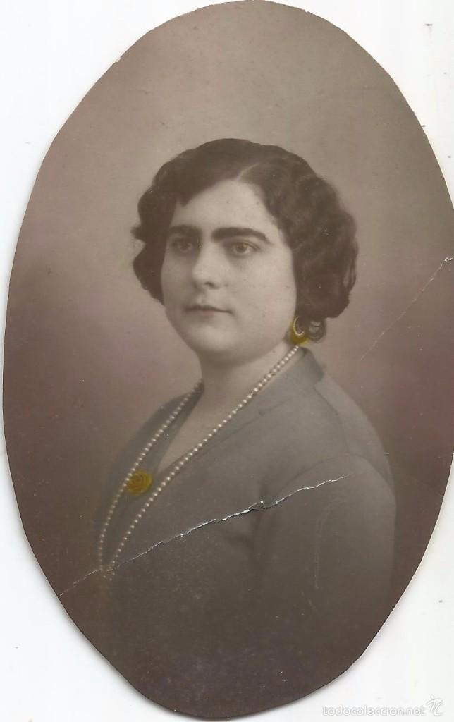 Fotografia antica: ** J738 - FOTOGRAFIA - GUAPA SE&Ntilde;ORA