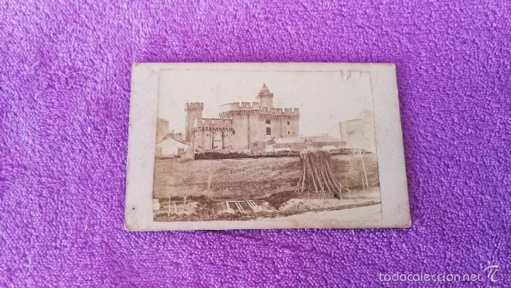 Fotograf&iacute;a antigua: FOTOGRAFIA MINIATURA DEL CASTILLO DE PERPIGNAN, L. SCANAGATTI,  9X5, RARA 1875