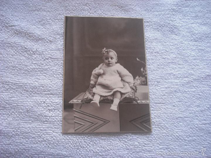 Fotograf&iacute;a antigua: ANTIGUA FOTO DE BEBE . FOTOGRAFO ALONSO