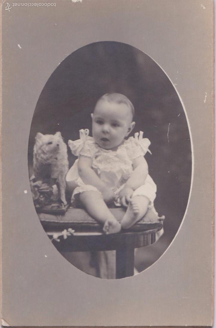 Fotografia antica: F- 2002. FOTOGRAFIA DE ESTUDIO. BEBE PRINCIPIOS S.XX.