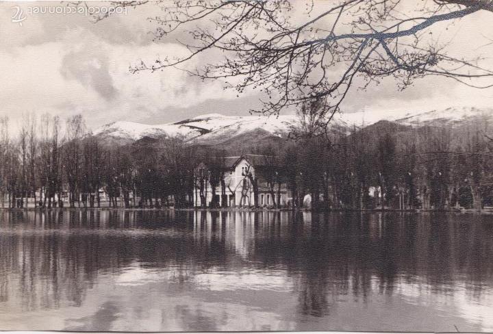 Fotografia antica: F- 2048. FOTOGRAFIA ORIGINAL LAGO DE PUIGCERDA. A&Ntilde;OS 50.
