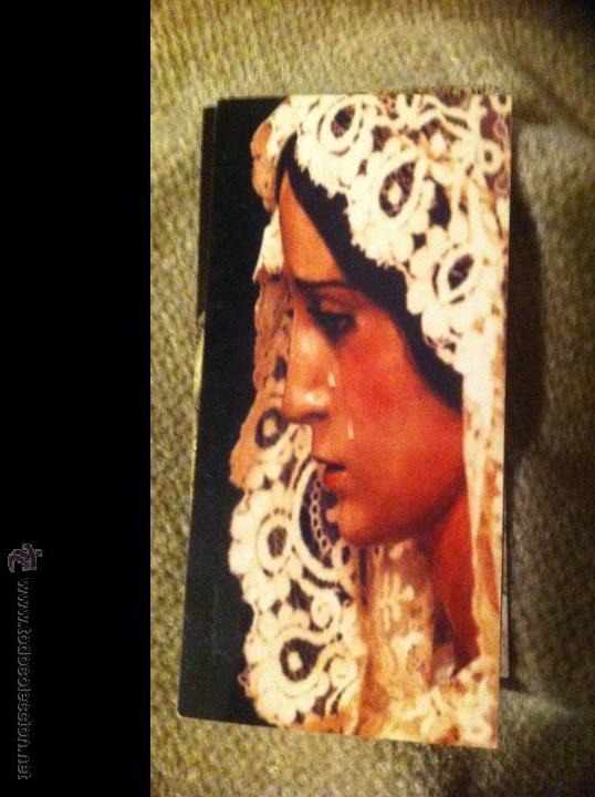 Fotograf&iacute;a antigua: Virgen de la esperanza de malaga en mantilla - Foto 1