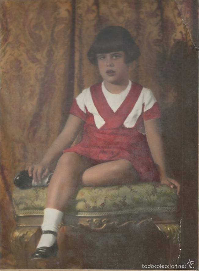 Fotografia antica: EXTRAORDINARIA FOTOGRAFIA ANTIGUA DE UNA NI&Ntilde;A -FOTO- ? - - - - - - &iquest;