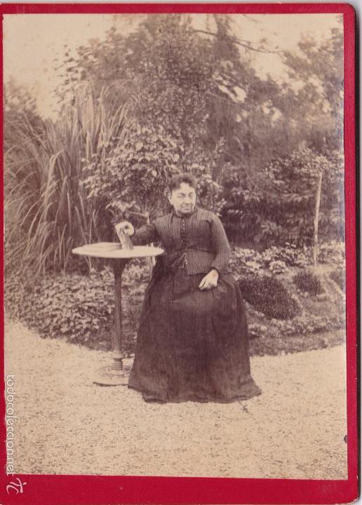 Fotografia antica: FG- 665. FOTOGRAFIA DAMA FINALES S.XIX.