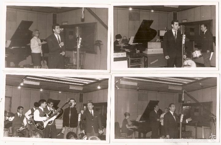 Fotograf&iacute;a antigua: Radio Nacional de Espa&ntilde;a. 9 fotos de concurso de cantantes