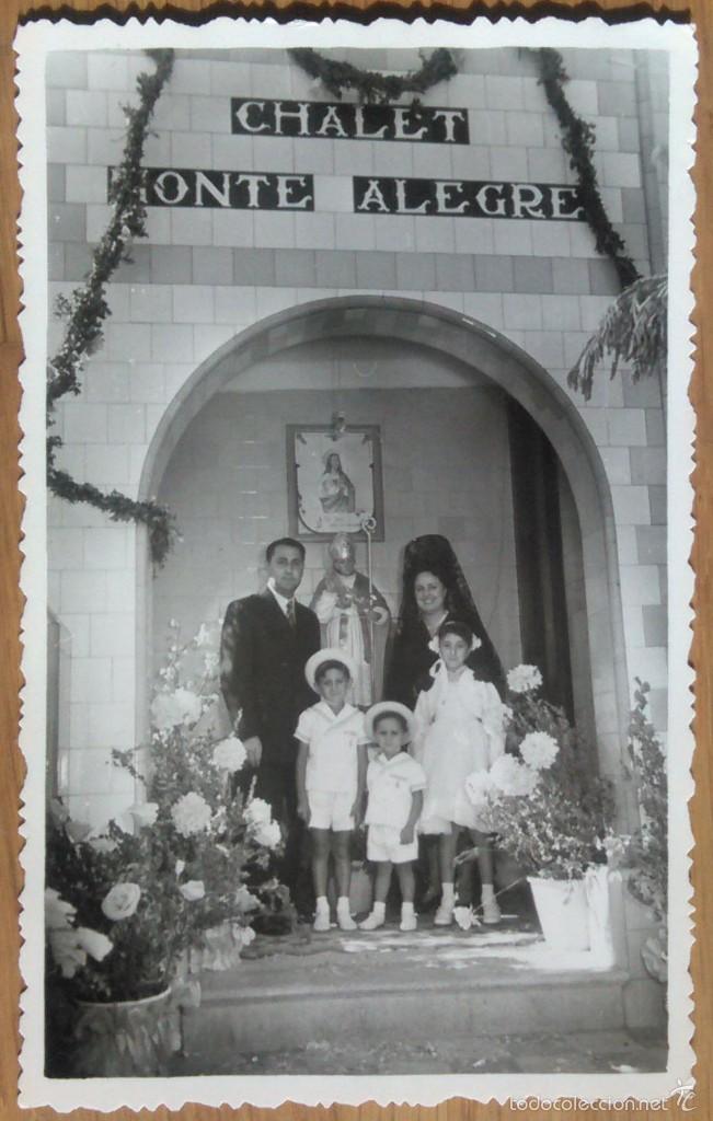 Photographie ancienne: SERRA - SAN BLAS - CHALET MONTE ALEGRE - FOTO: BONACASA