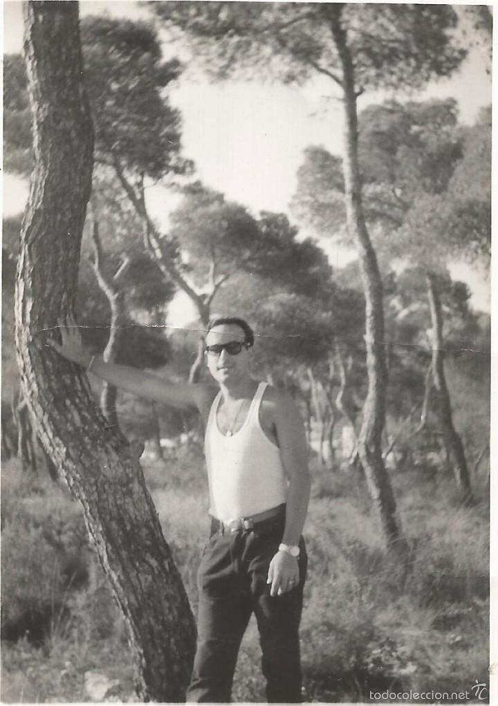 Fotografia antica: ** RT741 - FOTOGRAFIA - SE&Ntilde;OR EN EL BOSQUE