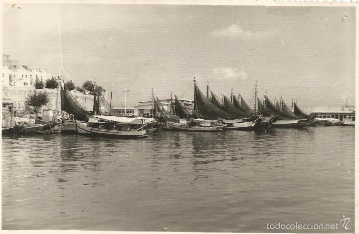 Fotografia antica: :::: P27 - FOTOGRAFIA - PAISAJE - BARCAS - 17,5 X 11,5 CM.
