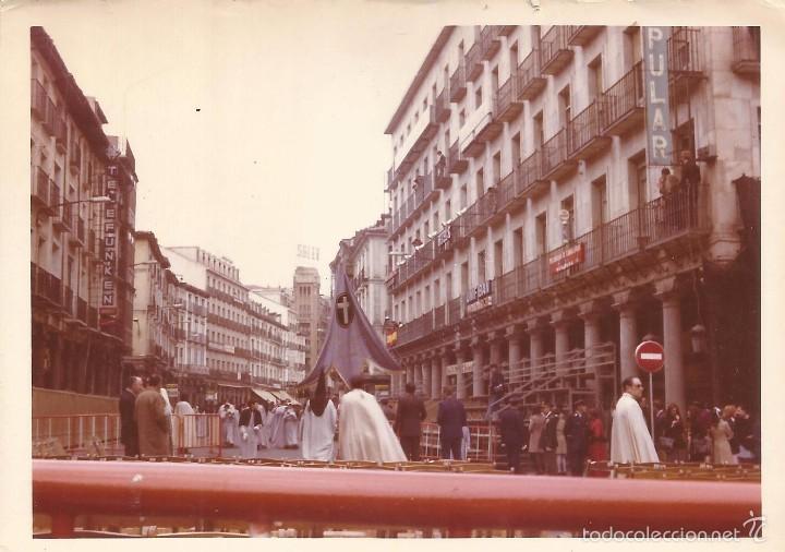 Fotografia antica: *** H554 - FOTOGRAFIA - PAISAJE - CALLE DURANTE LA SEMANA SANTA