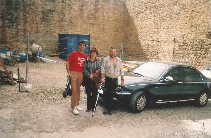 Fotografia antica: ** PN162 - FOTOGRAFIA - TRES AMIGOS JUNTO A UN COCHE