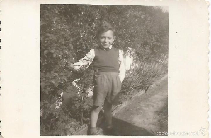 Fotografia antiga: ** S542 - FOTOGRAFIA - BONITO NI&Ntilde;O