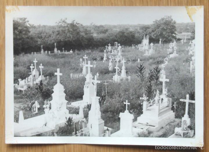 Fotograf&iacute;a antigua: CEMENTERIO