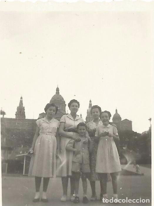 Fotografia antiga: ** FP287 - FOTOGRAFIA PEQUE&Ntilde;O FORMATO - GRUPO DE AMIGAS - 6 X 4,7 CM.. - RF. C75