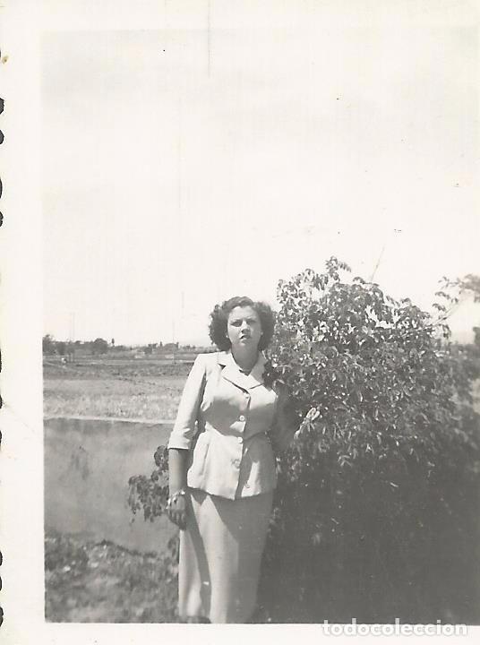 Fotograf&iacute;a antigua: ** FP295 - FOTOGRAFIA PEQUE&Ntilde;O FORMATO - SE&Ntilde;ORITA - 6,3 X 4,8 CM. - RF.C75