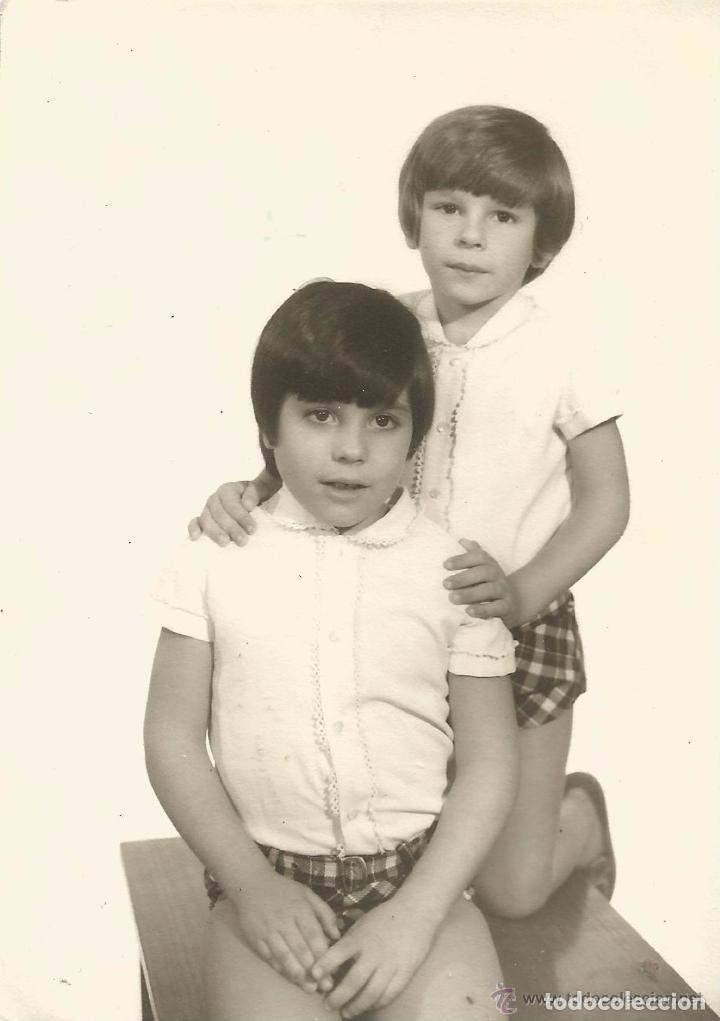 Fotograf&iacute;a antigua: ** SS711 - FOTOGRAFIA - DOS HERMANITOS - RF.C00