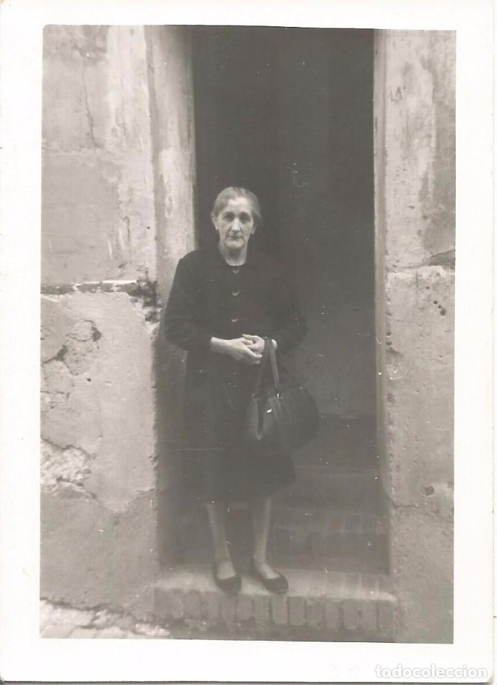 Fotografia antica: ** A703 - FOTOGRAFIA - ANCIANA SE&Ntilde;ORA - RF. C00