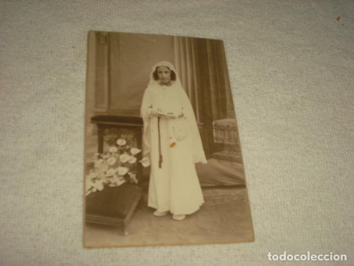 Fotograf&iacute;a antigua: ANTIGUA FOTO DE COMUNION DE NI&Ntilde;A . FOTO ESTUDIO PACO, VILAFRANCA DEL PENEDES