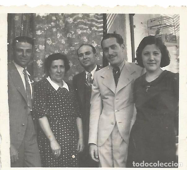 Antique Photography: ** FP357 - FOTOGRAFIA PEQUE&Ntilde;O FORMATO - GRUPO DE AMIGOS - 5 X 4,5 CM. - RF. C75