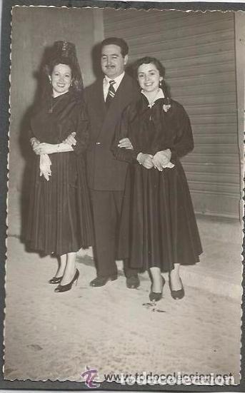 Antique Photography: *** D799 - FOTOGRAFIA - TRES ELEGANTES AMIGOS