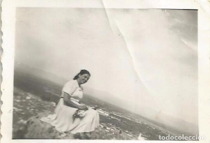 Antique Photography: ** FP362 - FOTOGRAFIA PEQUE&Ntilde;O FORMATO - BONITA MUCHACHA - 6,5 X 4,8 CM. - RF. C75