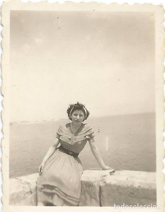 Fotograf&iacute;a antigua: ** FP384 - FOTOGRAFIA PEQUE&Ntilde;O FORMATO - BONITA SE&Ntilde;ORITA - 6,2 X 4,7 CM.- RF. C75