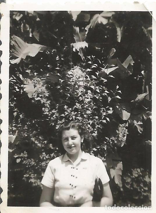 Fotografia antiga: ** FP397 - FOTOGRAFIA PEQUE&Ntilde;O FORMATO - SE&Ntilde;ORA - 6,2 X 4,6 CM. - RF. C75