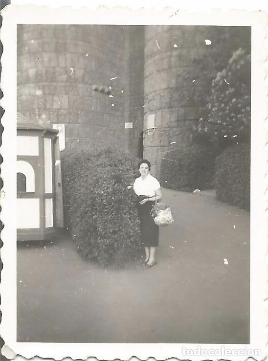 Fotografia antiga: ** FP405 - FOTOGRAFIA PEQUE&Ntilde;O FORMATO - SE&Ntilde;ORA - 6 X 4,5 CM. - RF. C75