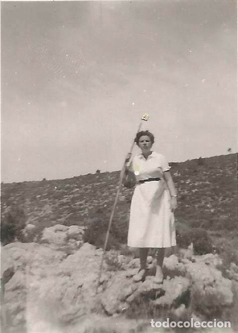 Alte Fotografie: ** FP427 - FOTOGRAFIA PEQUE&Ntilde;O FORMATO - SE&Ntilde;ORA - 6 X 4,5 CM. - RF. C75