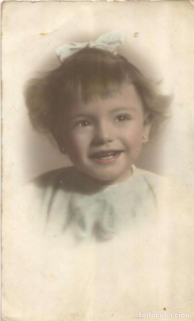 Alte Fotografie: // AB306 - FOTOGRAFIA COLOREADA - BONITA NI&Ntilde;ITA