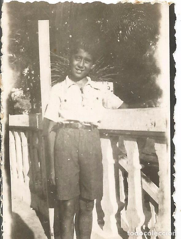 Alte Fotografie: ** FP431 - FOTOGRAFIA PEQUE&Ntilde;O FORMATO - JOVENCITO - 7,3 X 4,8 - RF. C75