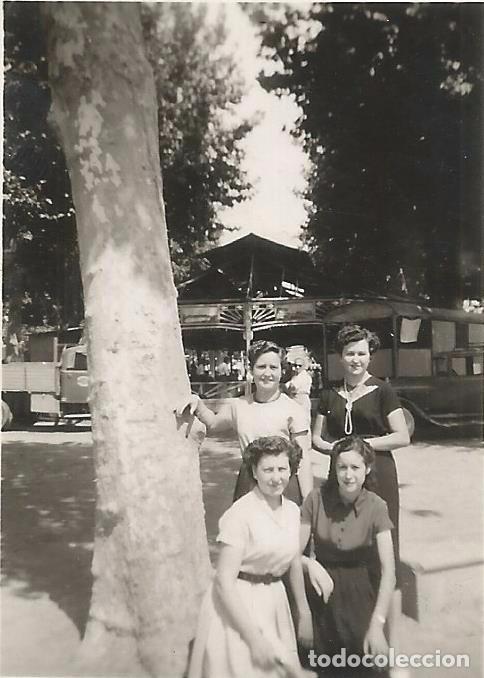 Antique Photography: ** FP435 - FOTOGRAFIA PEQUE&Ntilde;O FORMATO - CUATRO AMIGAS - 6,5 X 4,5 - RF. C75