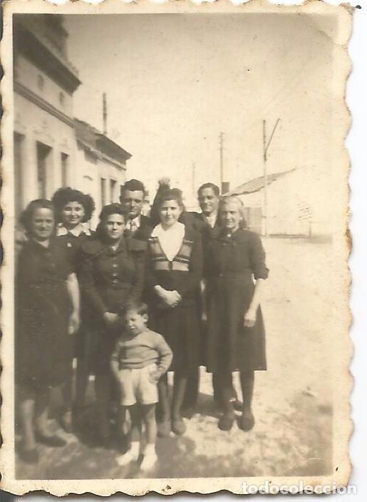 Antique Photography: ** FP436 - FOTOGRAFIA PEQUE&Ntilde;O FORMATO - GRUPO FAMILIAR - 6 X 4 - RF. C75