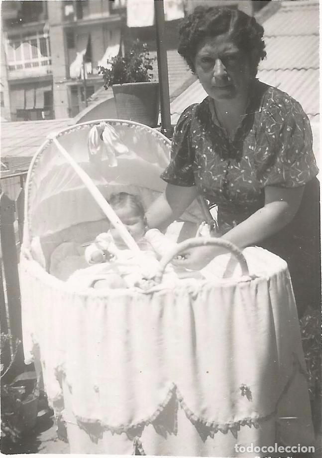 Fotograf&iacute;a antigua: :::: AB504 - FOTOGRAFIA - SE&Ntilde;ORA CON UN BEB&Eacute; EN SU MOIS&Eacute;S