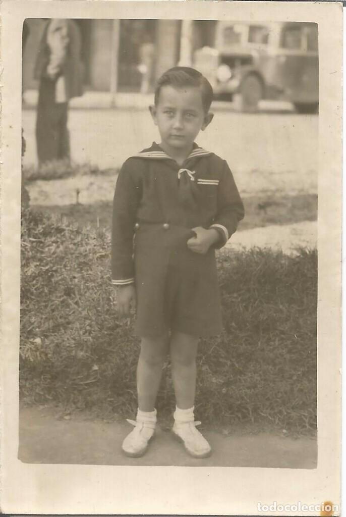 Fotograf&iacute;a antigua: ** AB548 - FOTOGRAFIA - NI&Ntilde;ITO VESTIDO DE MARINERO - RF. FA0