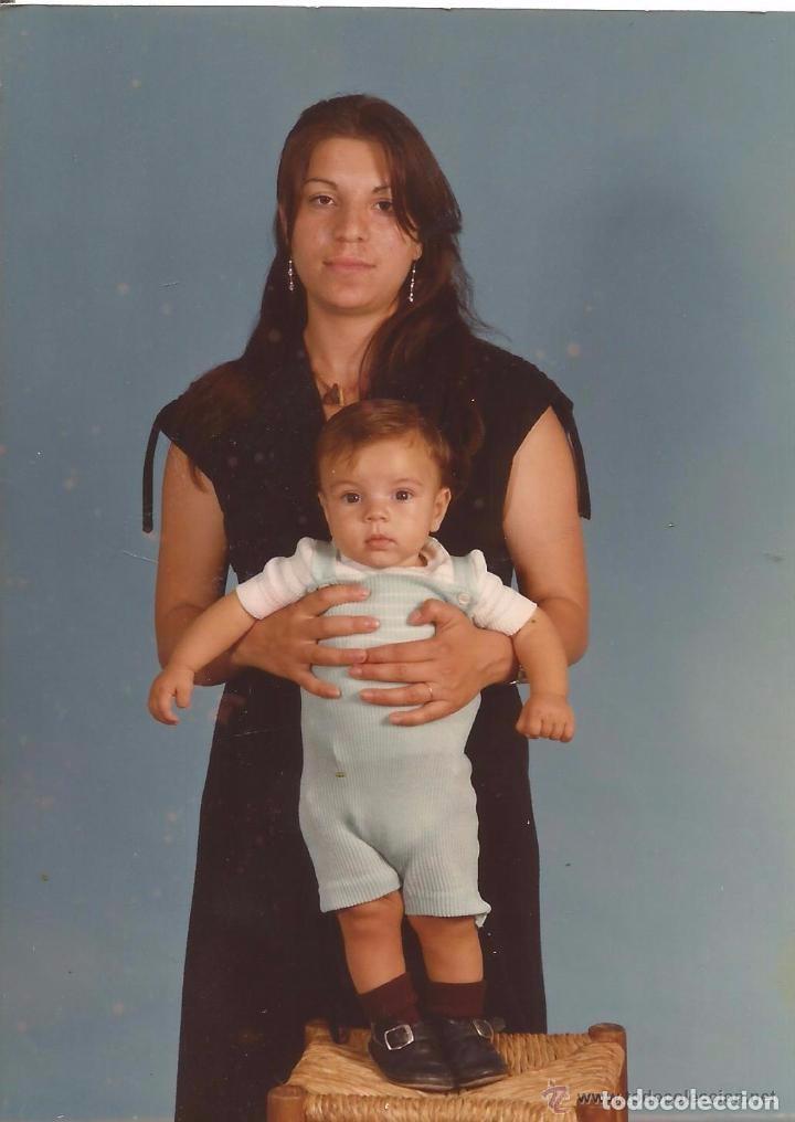 Fotografia antiga: *** QA337 - FOTOGRAFIA - SE&Ntilde;ORA CON SU NI&Ntilde;ITO