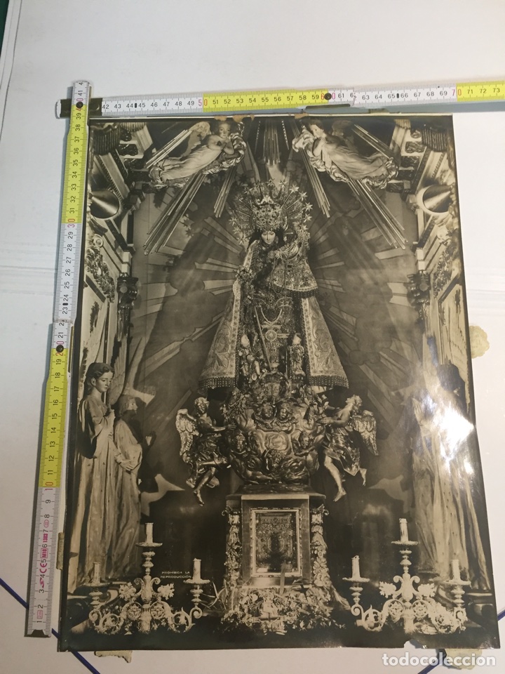 Fotograf&iacute;a antigua: Fotograf&iacute;a virgen del Pilar
