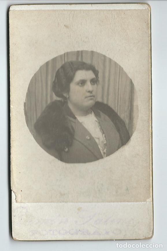 Antique Photography: EXTRAORDINARIA FOTOGRAFIA ANTIGUA - UNA DAMA - FOTO-  - - - - -