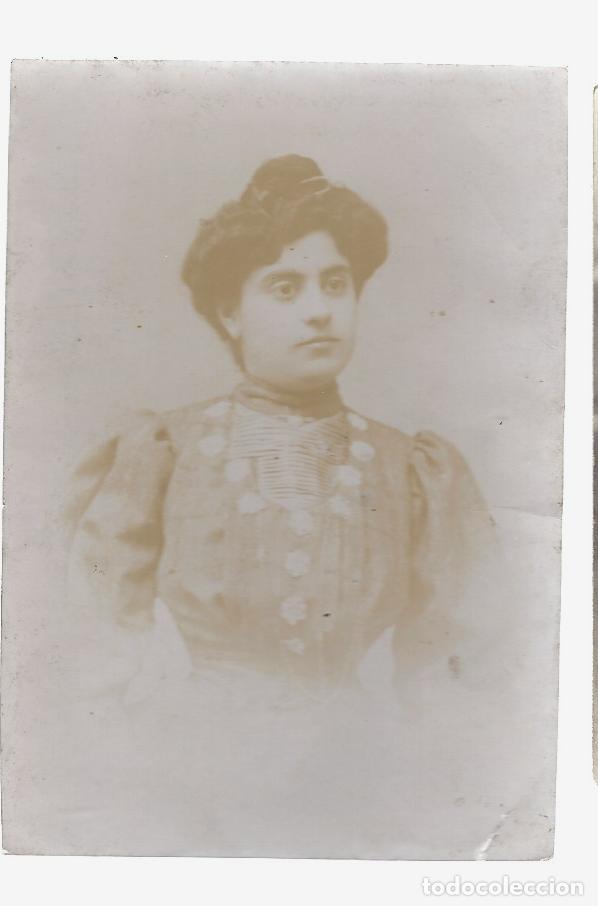 Antique Photography: EXTRAORDINARIA FOTOGRAFIA ANTIGUA - UNA DAMA   -FOTO- - - - - - - -