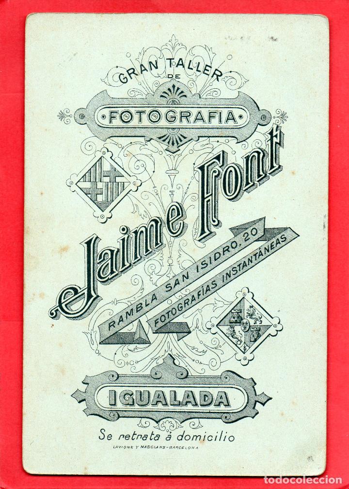 Fotograf&iacute;a antigua: Reverso - Foto 2