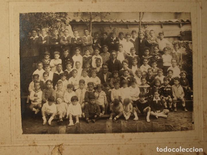Fotograf&iacute;a antigua: Fotograf&iacute;a, Coru&ntilde;a, Galicia. Grupo de ni&ntilde;os. Circa. 1926.