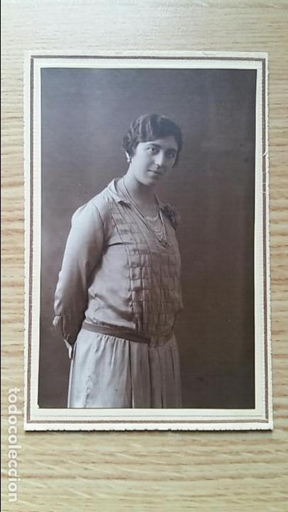 Alte Fotografie: ANTIGUA FOTOGRAFIA. DAMA. FECHADA EN 1928