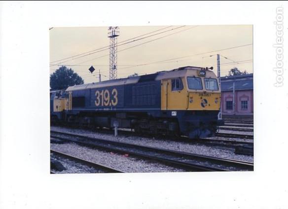 Fotograf&iacute;a antigua: FOTOGRAFIA DE FERROCARRIL TREN LOCOMOTORA TAMA&Ntilde;O 15X22 CTM