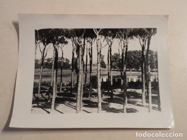 Fotografia antiga: FOTOGRAF&Iacute;A DE TREN AUTOMOTOR - CERCA DE MONTCADA