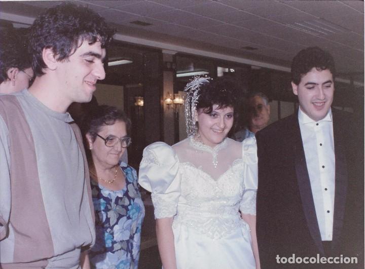 Fotograf&iacute;a antigua: :::: AG227 - FOTOGRAFIA - PAREJA DE NOVIOS - 20 X 15 CM.