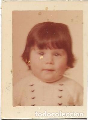 Fotograf&iacute;a antigua: ** FP501 - FOTOGRAFIA PEQUE&Ntilde;O FORMATO - BONITA NI&Ntilde;ITA - 5 X 4 CM.