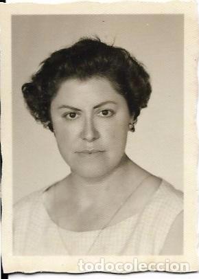 Fotograf&iacute;a antigua: ** FP502 - FOTOGRAFIA PEQUE&Ntilde;O FORMATO - SE&Ntilde;ORA - 5 X 3,5 CM.